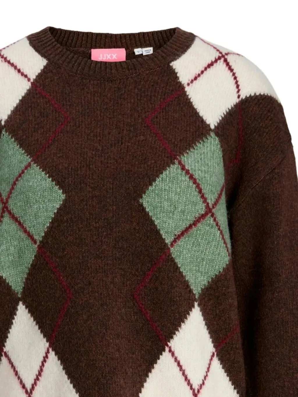 Argyle Knit Sweater