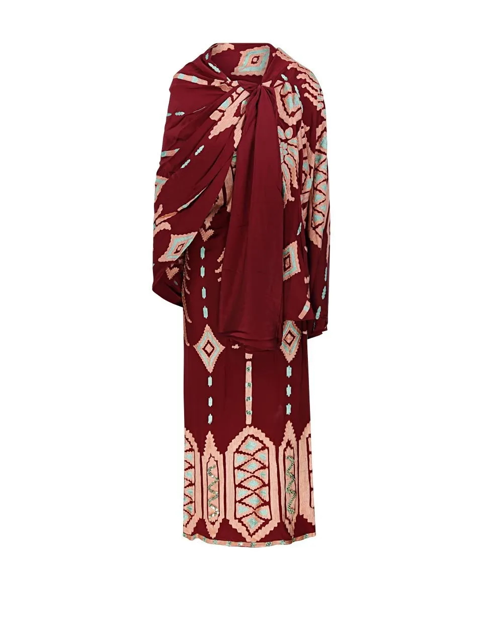 Long Dress With Scarf