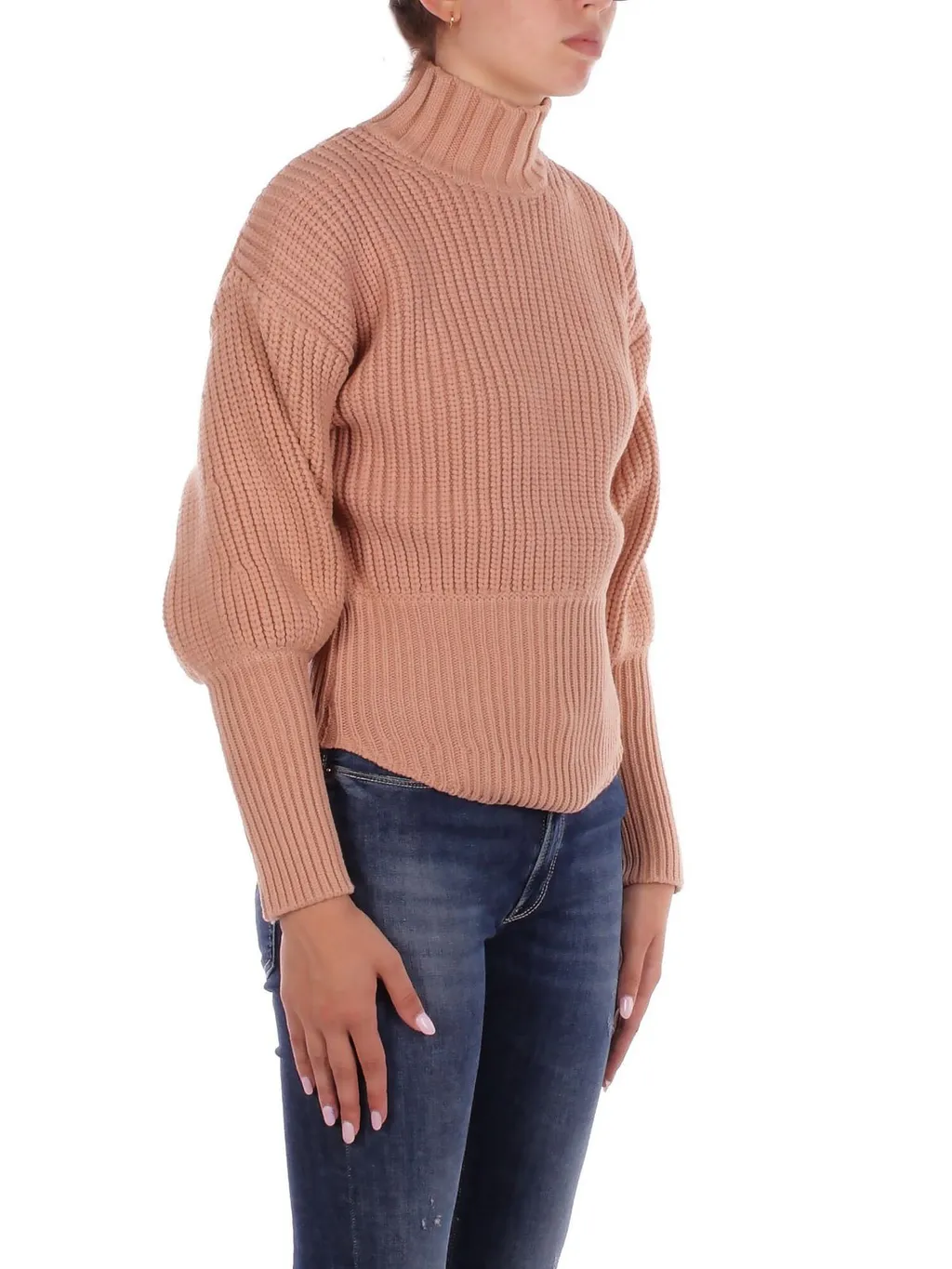 Ribbed Turtleneck Sweater