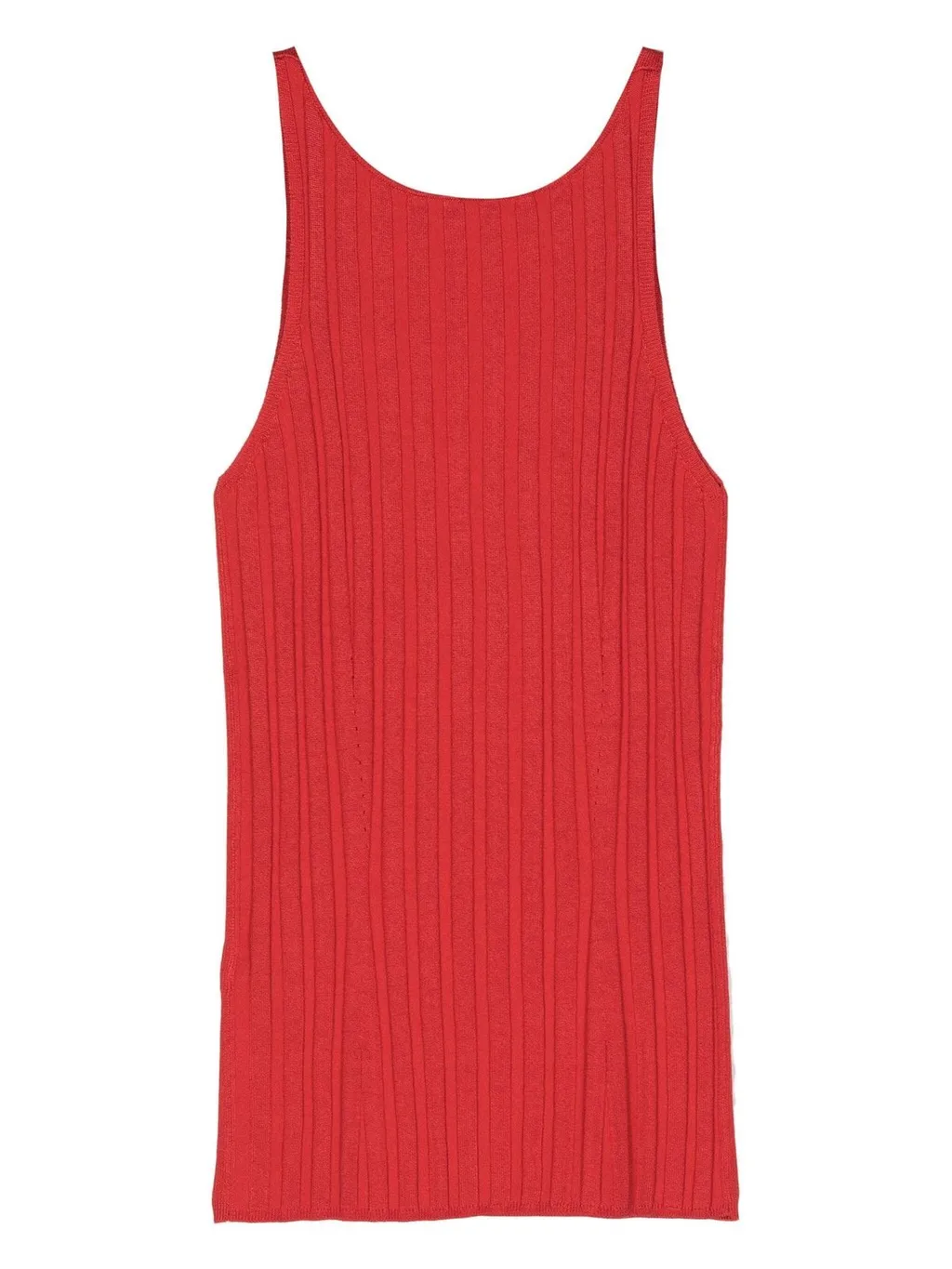 V-Neck Ribbed Tank Top