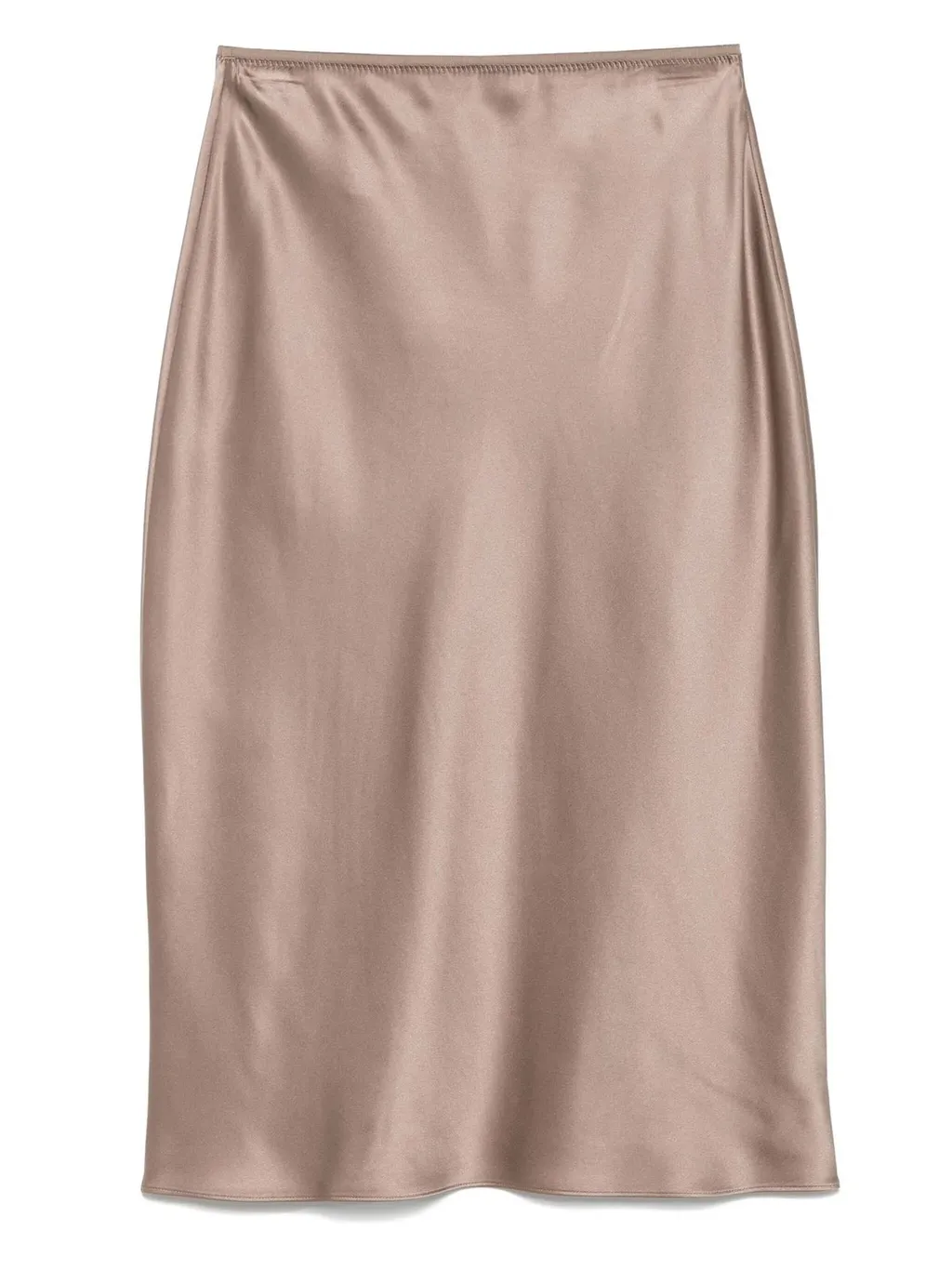 Satin Midi Skirt