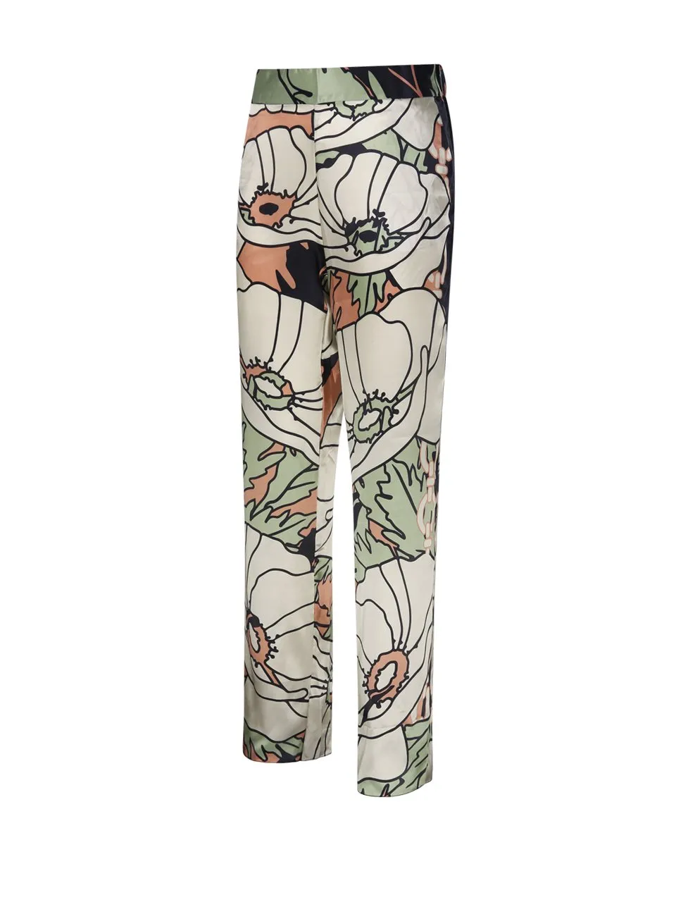 Floral Print Trousers