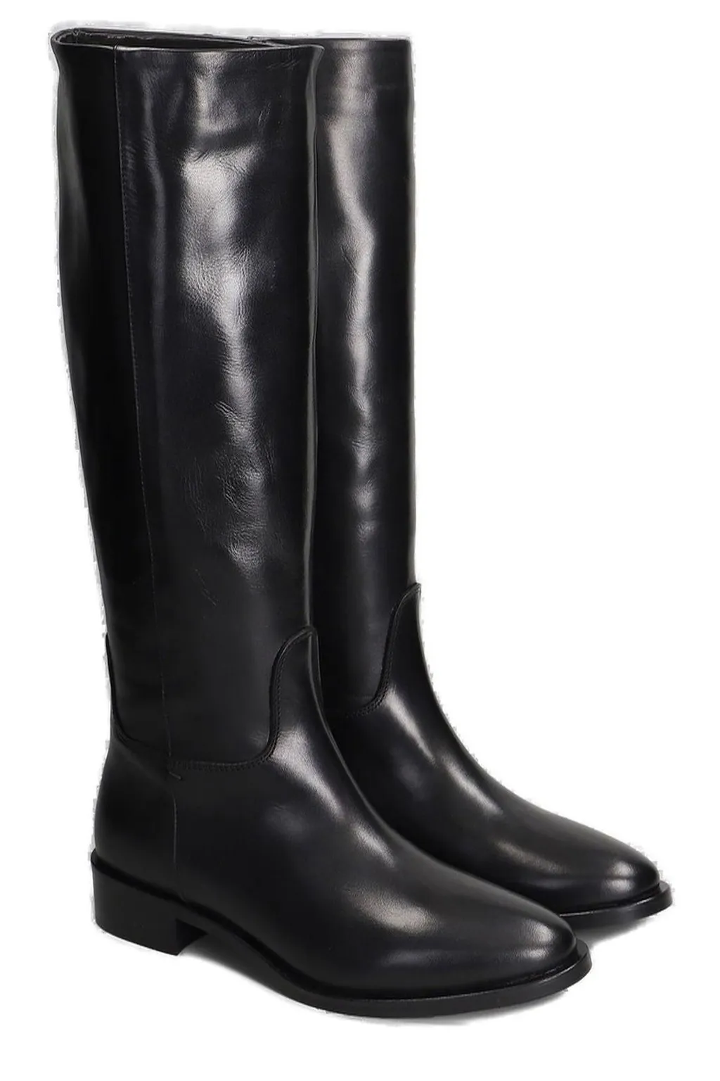 Knee-High Leather Boots