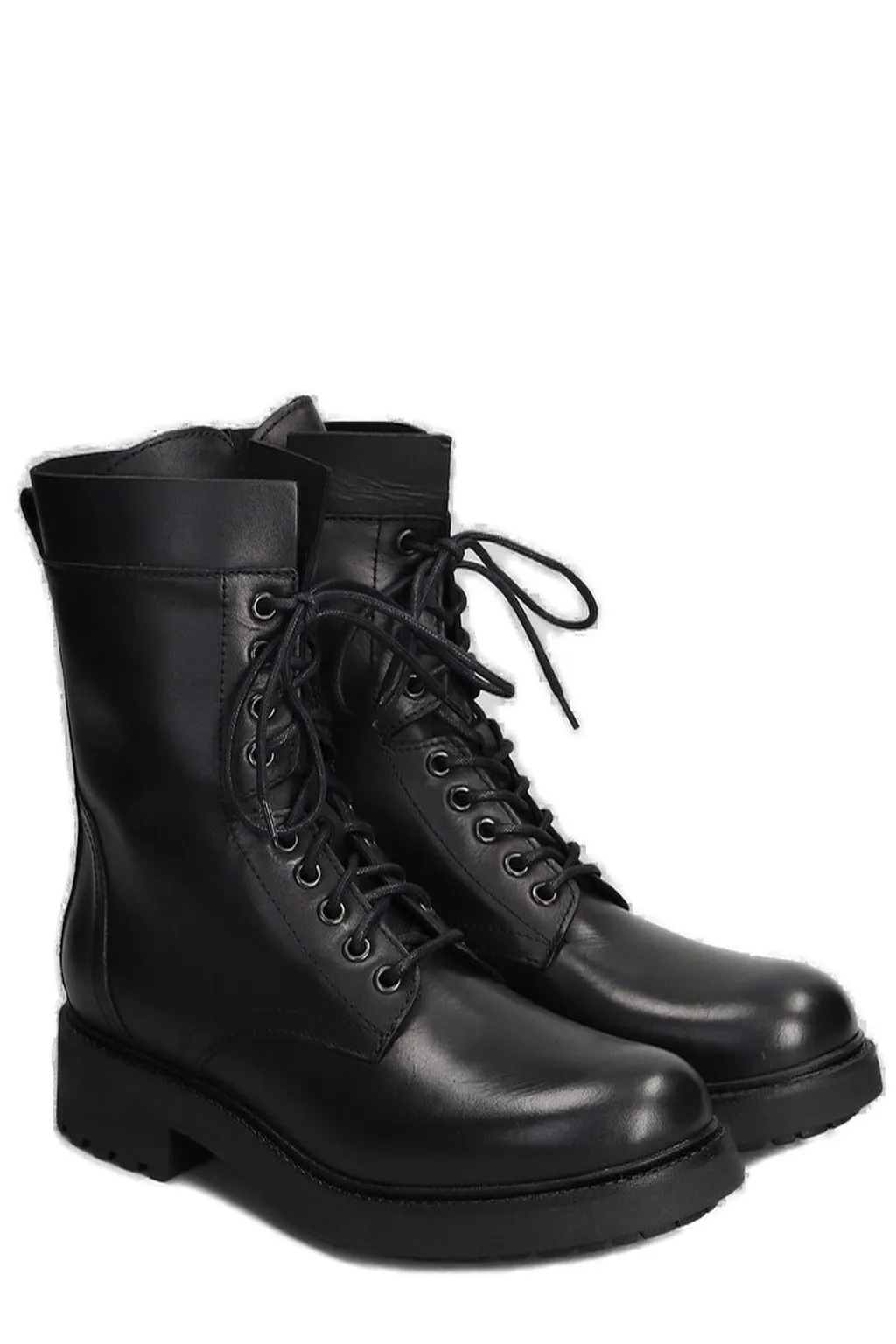 Lace-Up Combat Boots