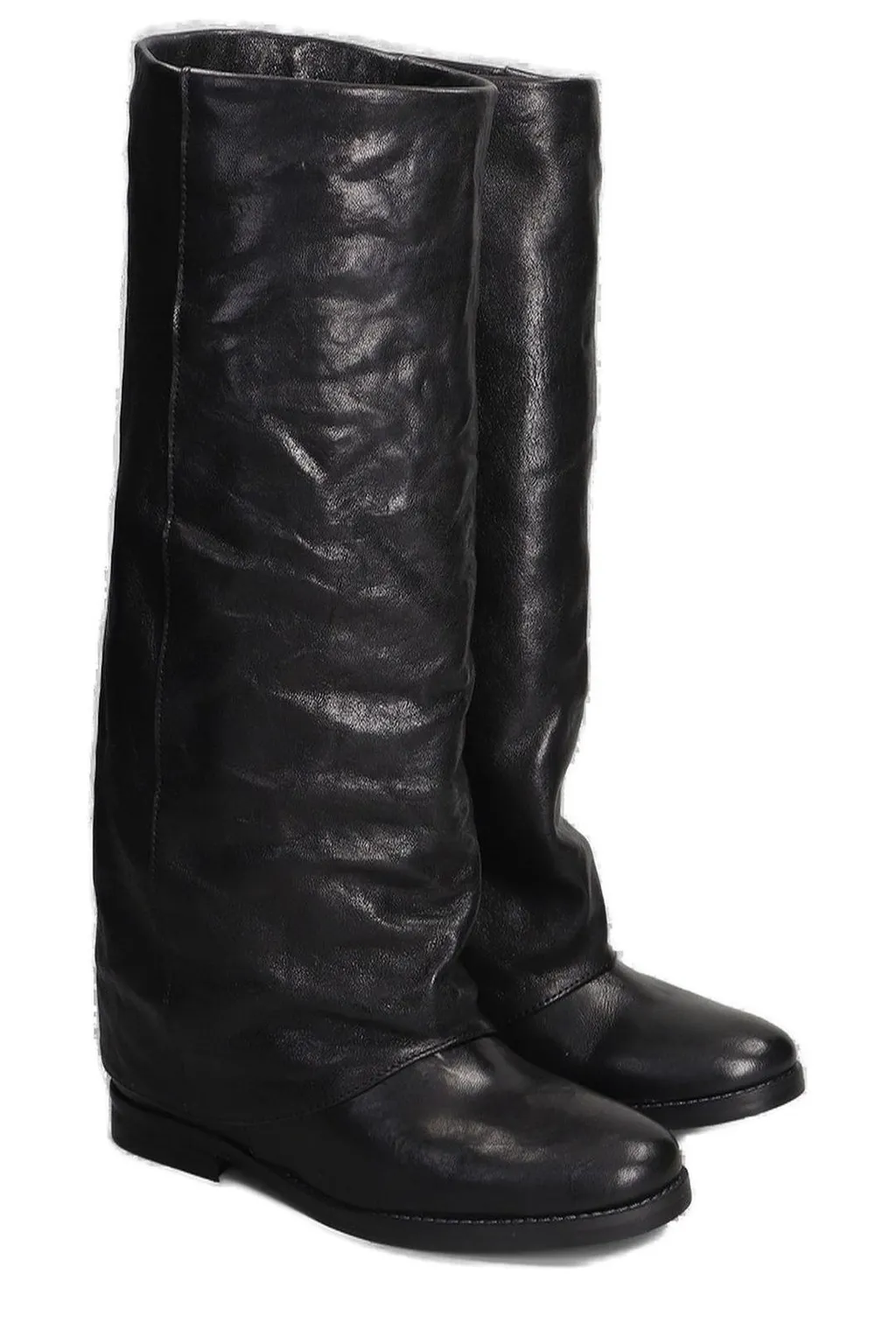 Tall Leather Boots
