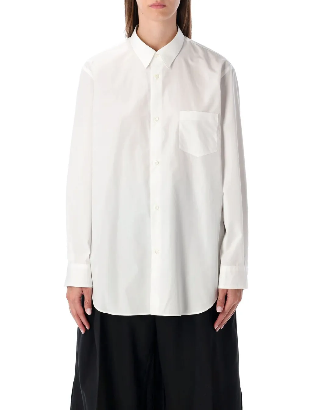 Oversized Cotton Poplin Shirt