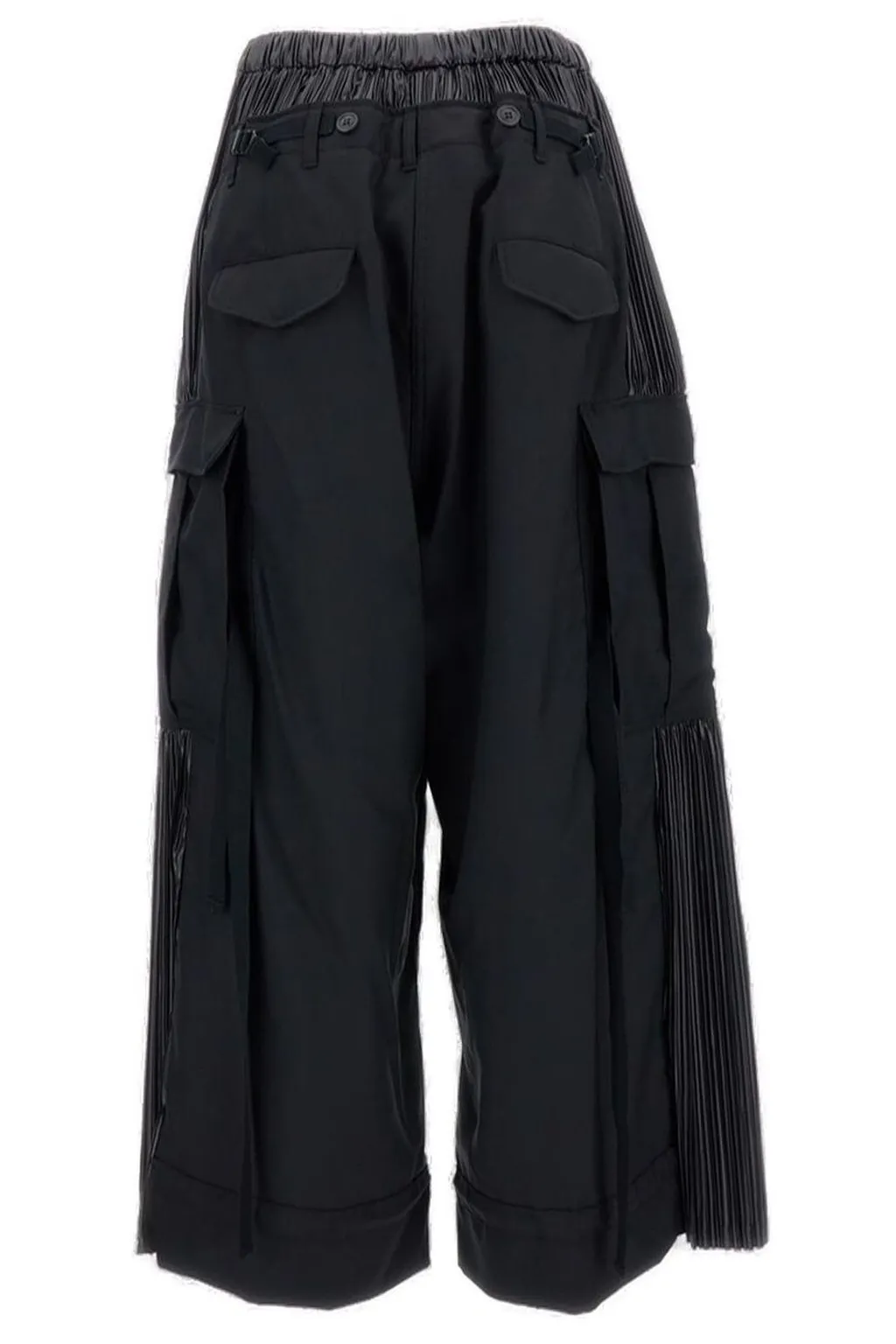 Wide-Leg Cargo Pants