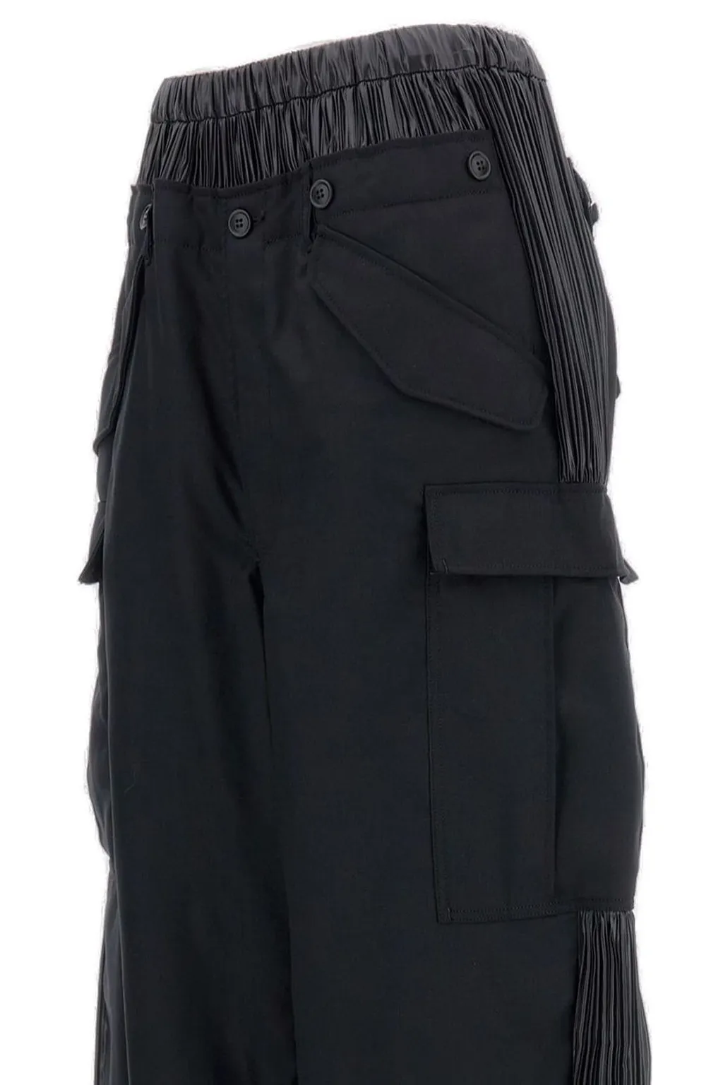 Wide-Leg Cargo Pants