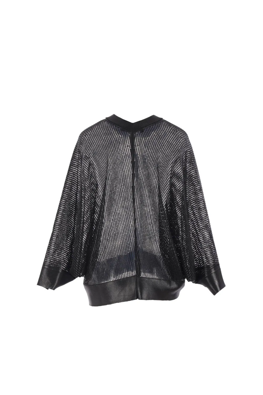 Sheer Sequin Kimono Jacket