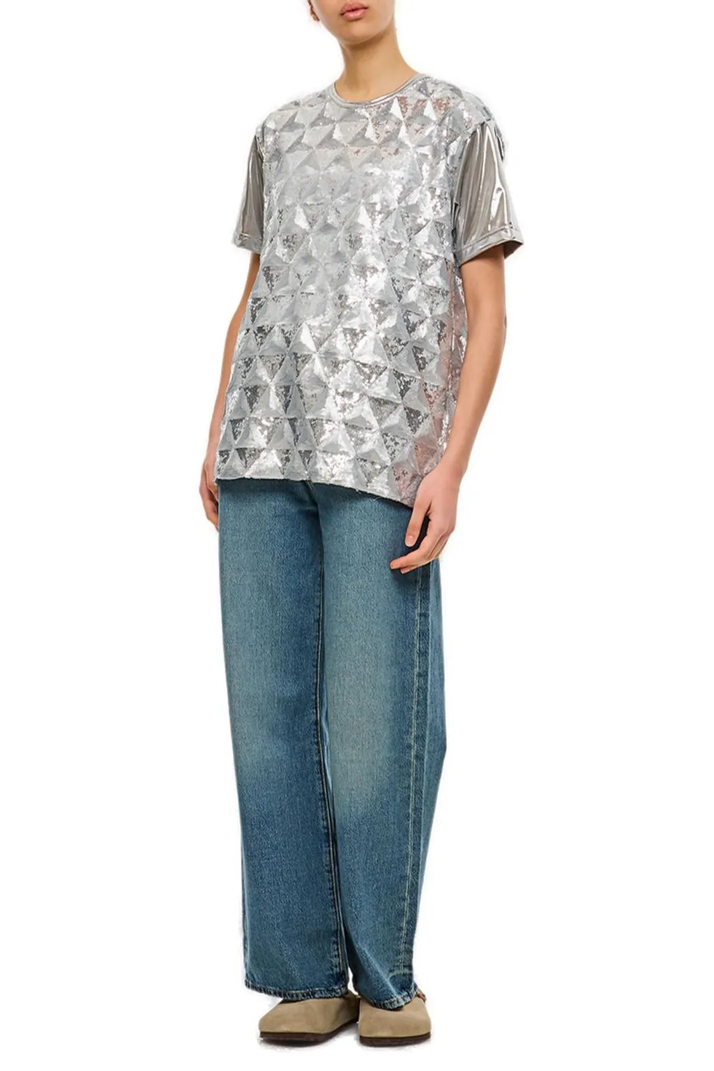 Sequin Embellished T-Shirt