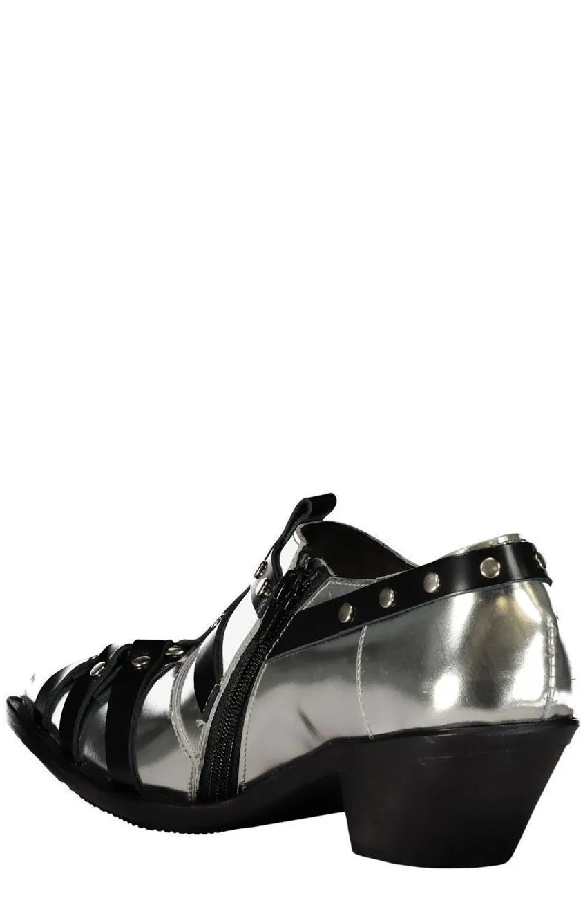 Heeled Harness Boots