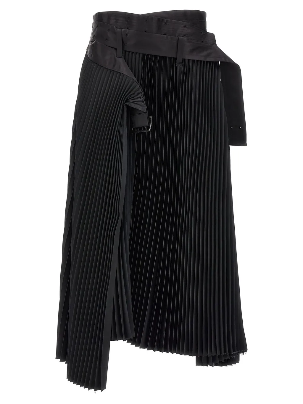 Pleated Midi Skirt