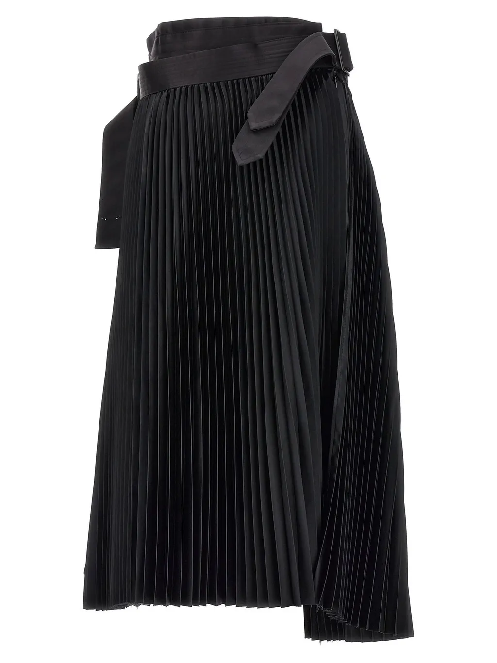 Pleated Midi Skirt