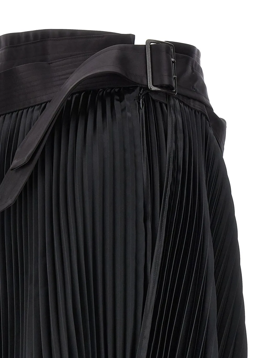 Pleated Midi Skirt