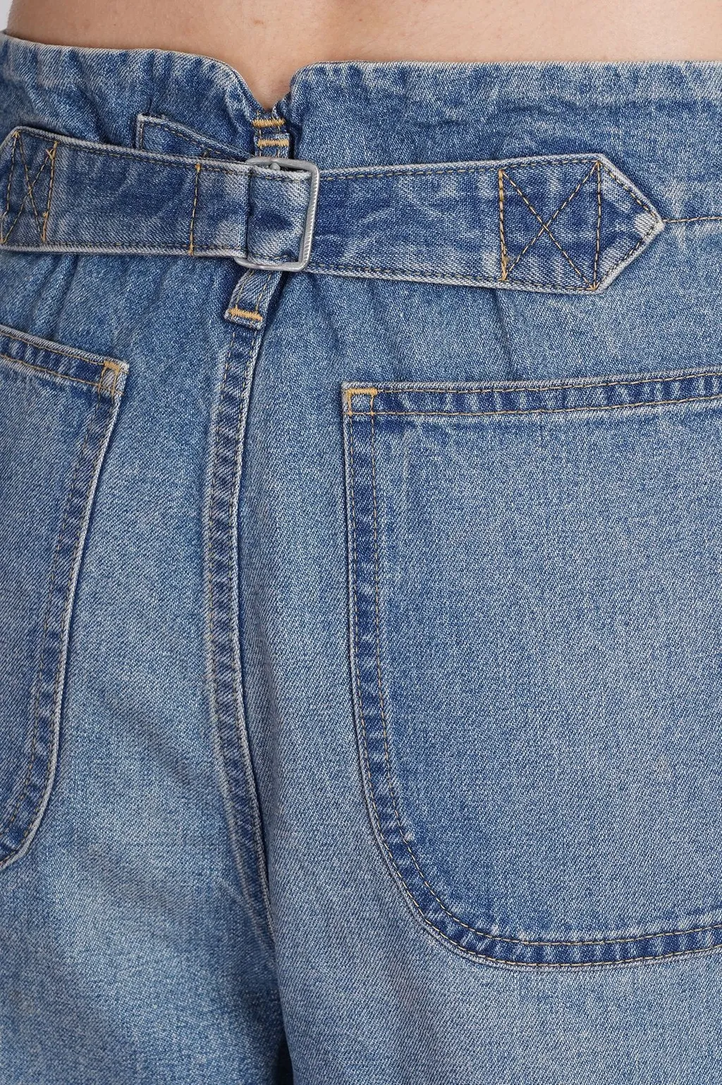 Wide-Leg Cropped Jeans