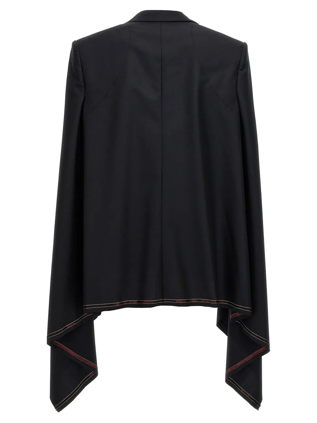 Blazer With Draped Sleeves