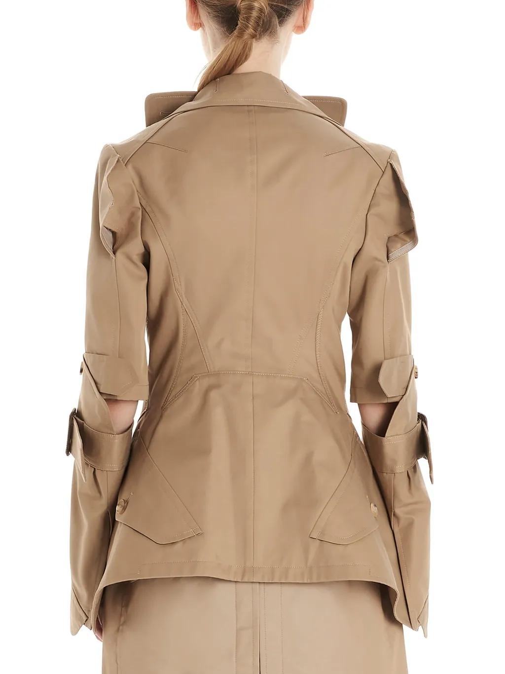 Asymmetric Trench Coat