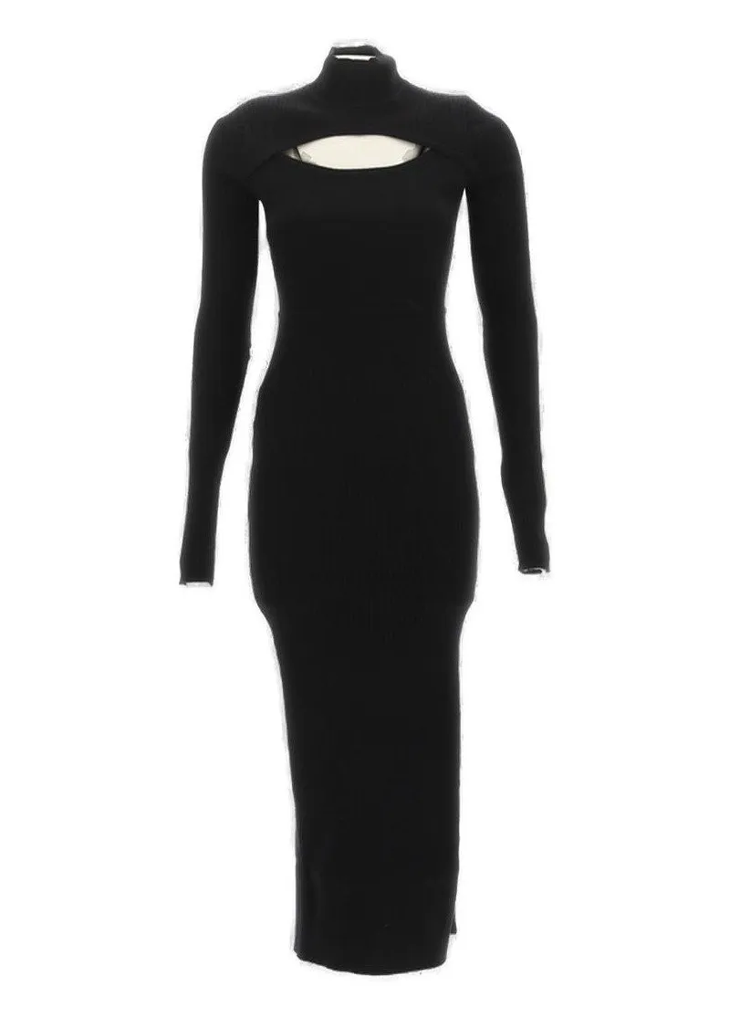 Long Sleeve Cut-Out Dress