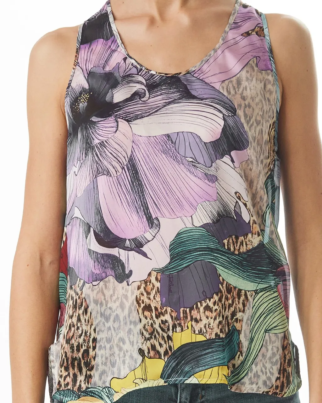 Floral Print Tank Top
