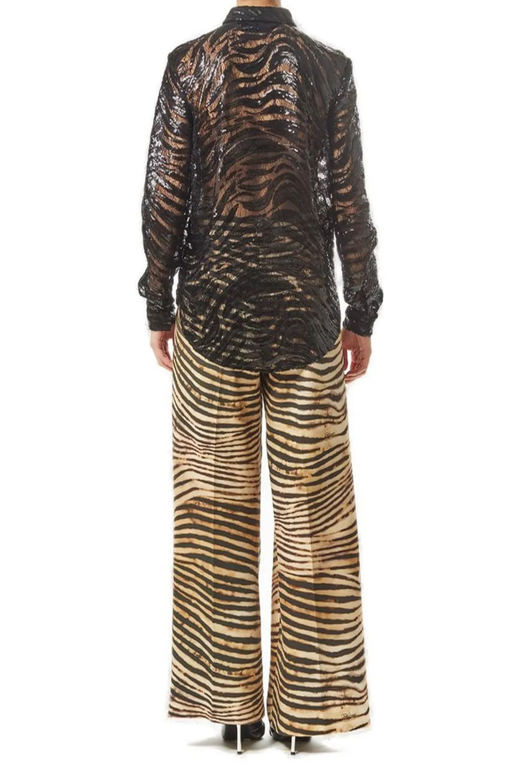 Long-Sleeved Shirt With Animalier Print