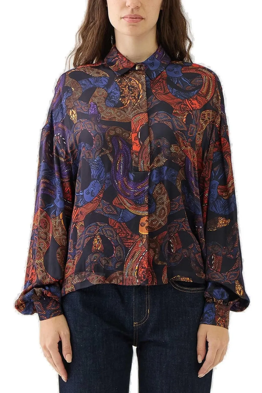 Printed Silk Shirt