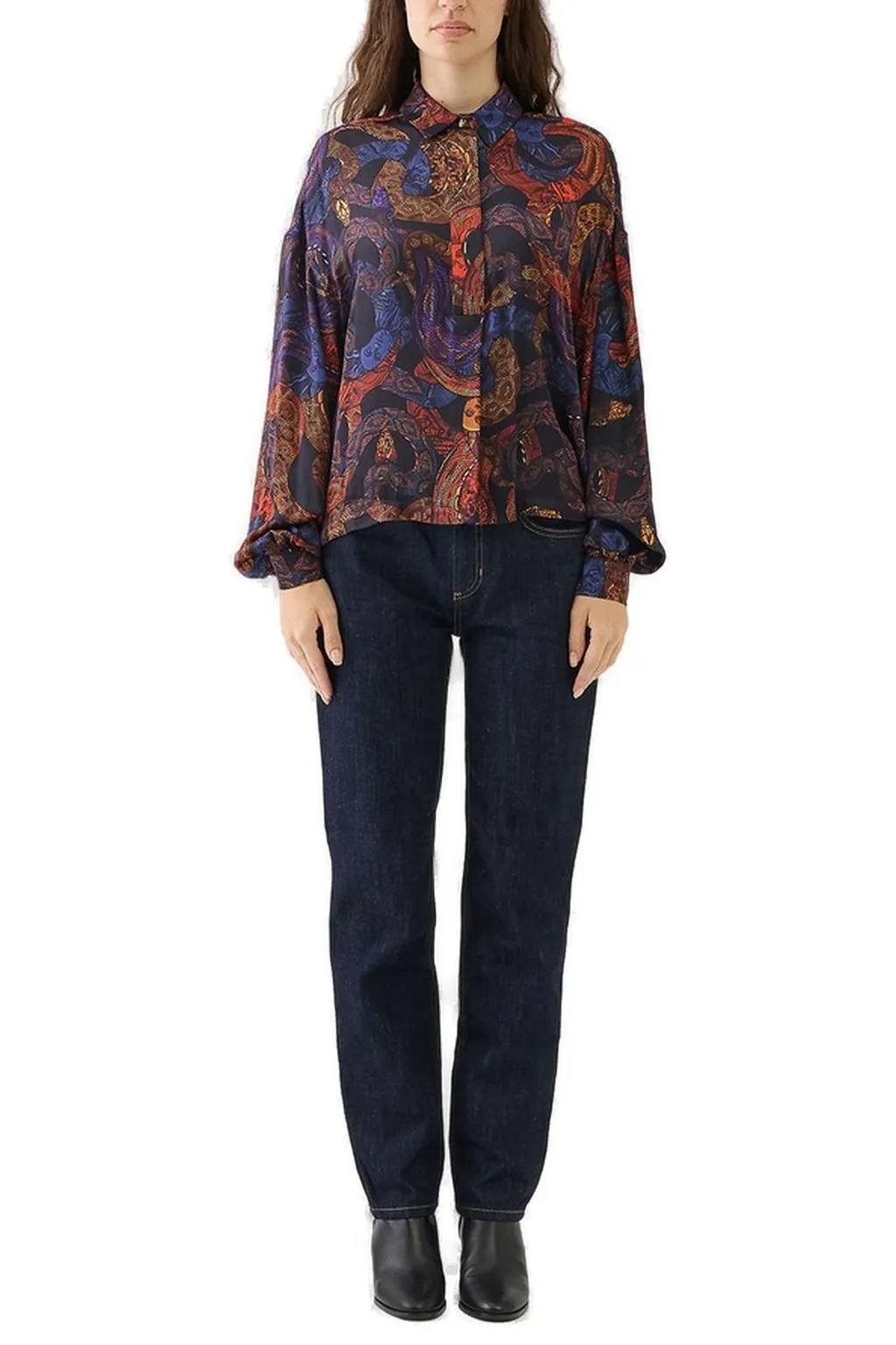Printed Silk Shirt