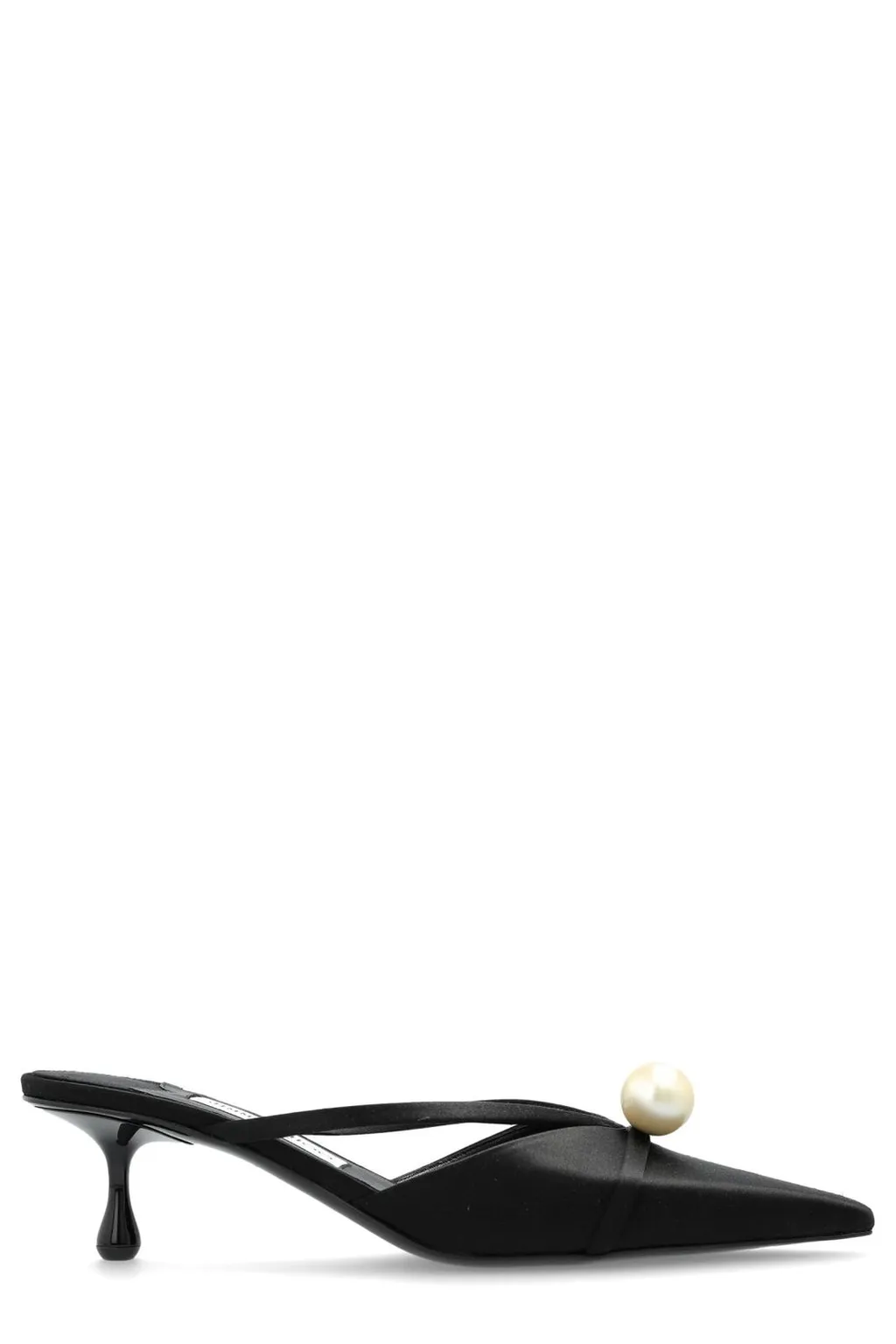 Mules With Pearl Detail