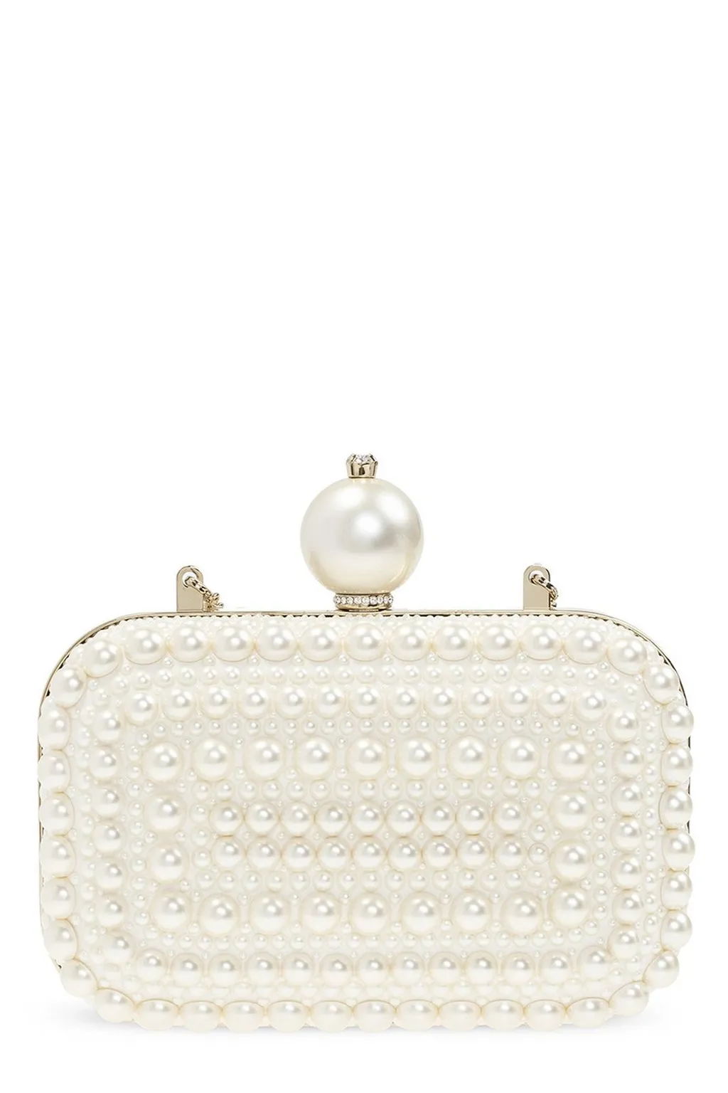 Pearl Embellished Clutch