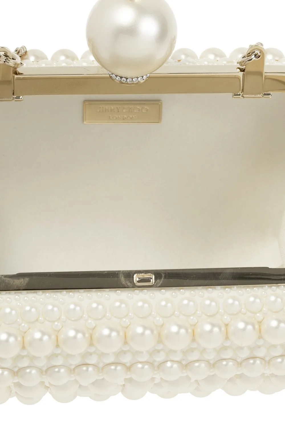 Pearl Embellished Clutch
