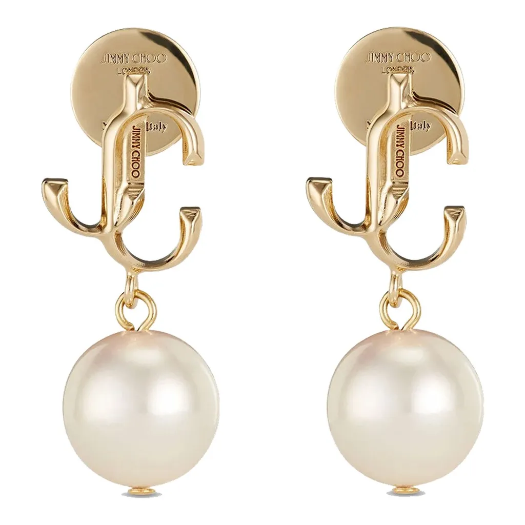 Jc Drop Earrings With Pearl