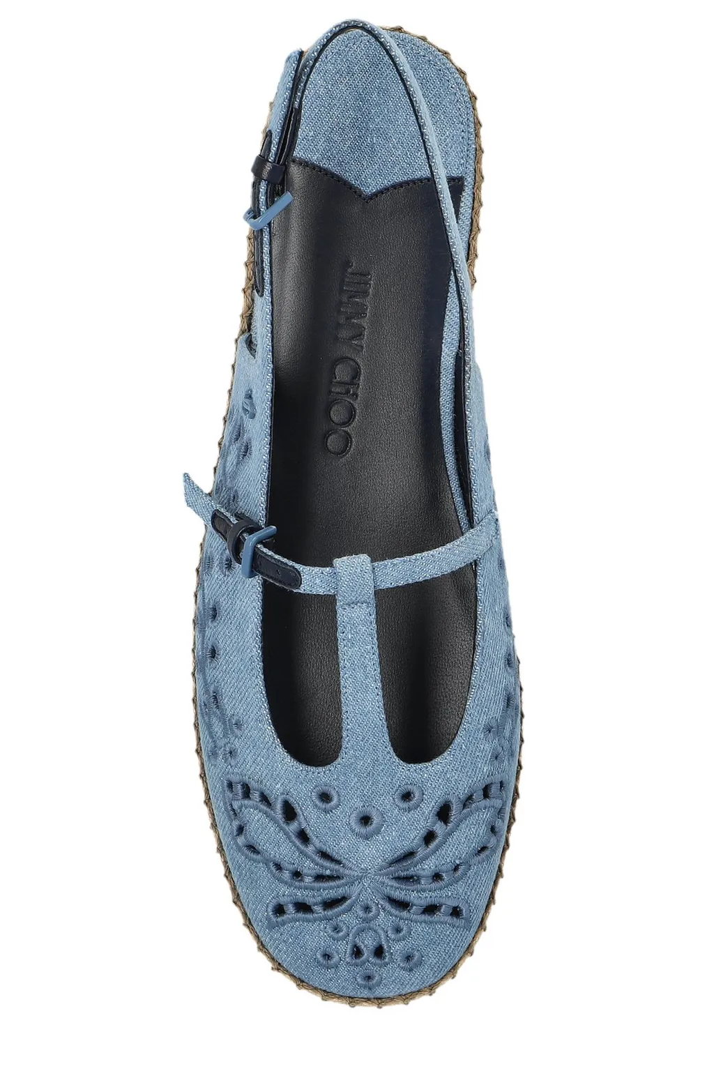 Denim Espadrille Flats