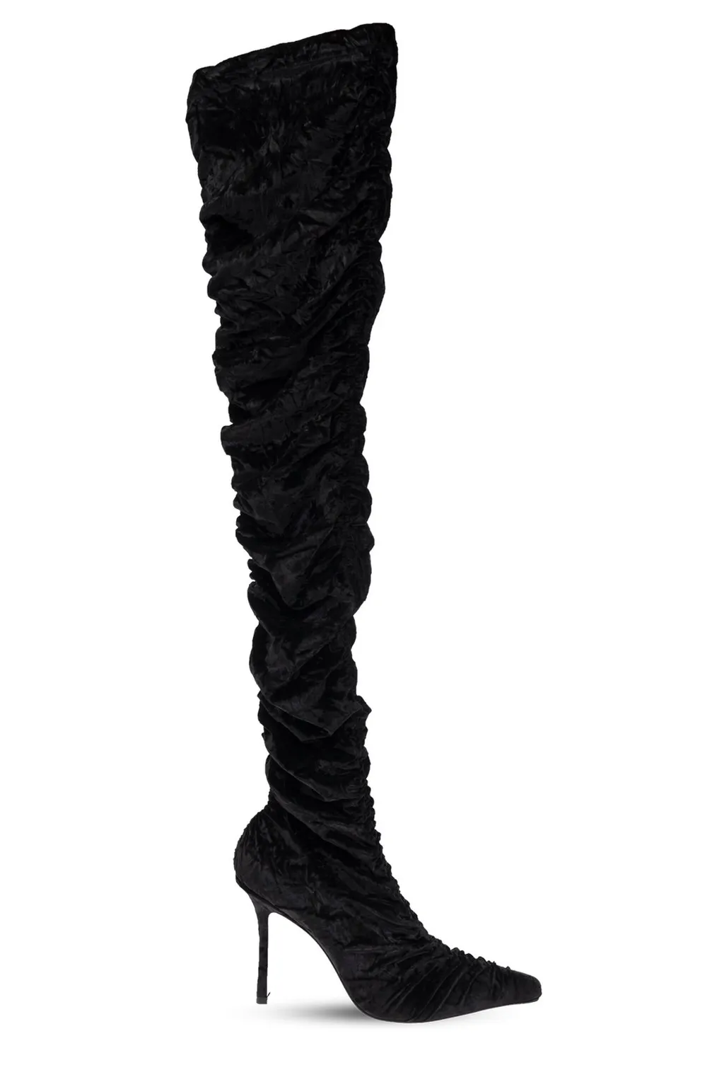 Ruched Over-The-Knee Boots