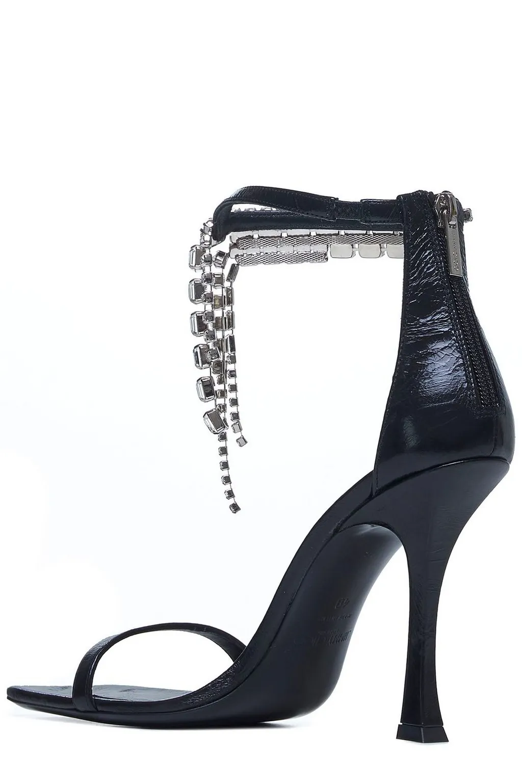 Sandals With Crystal Fringe