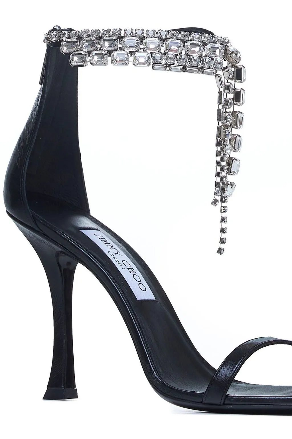 Sandals With Crystal Fringe