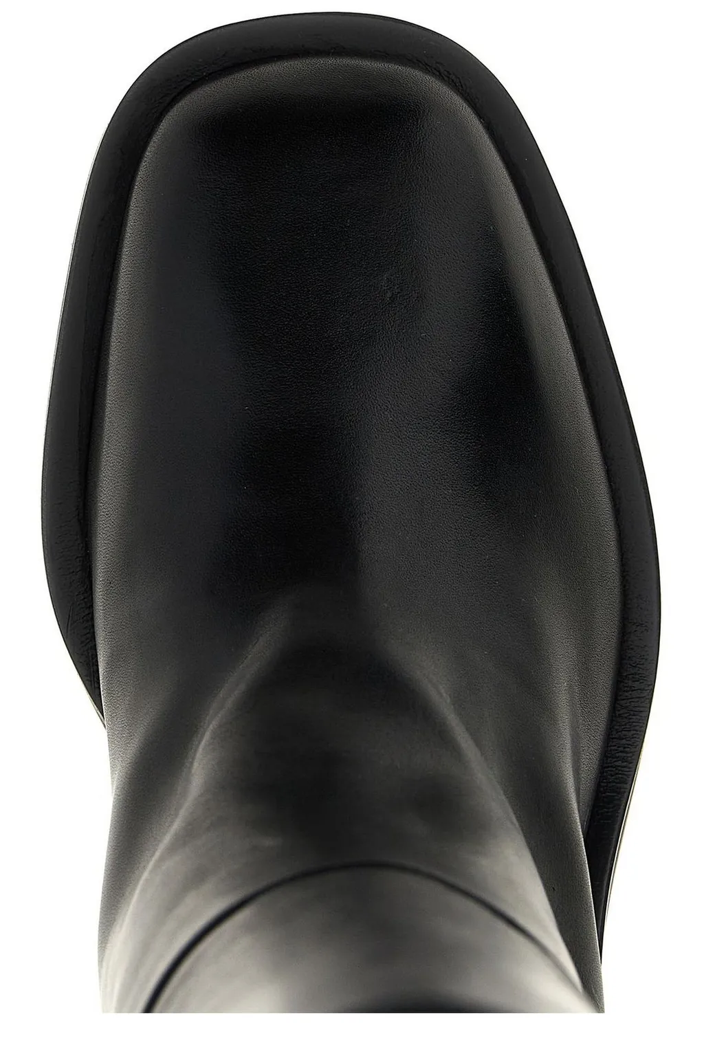 Knee-High Boots With Buckle Detail