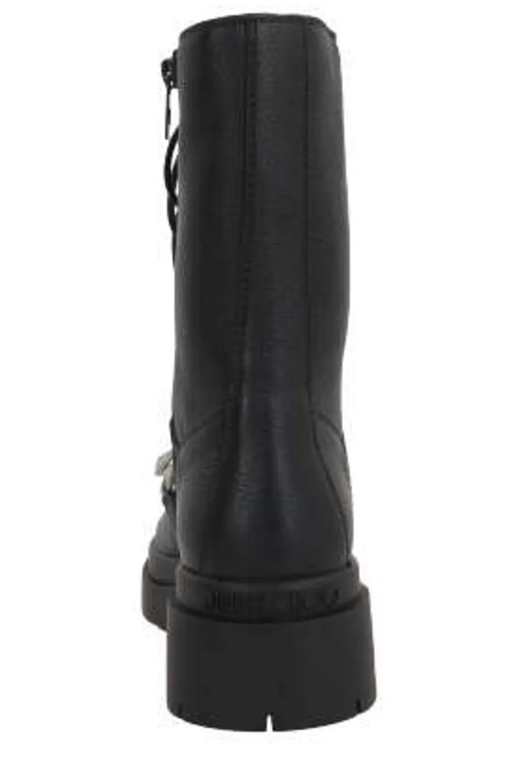 Lace-Up Boots With Chain Detail