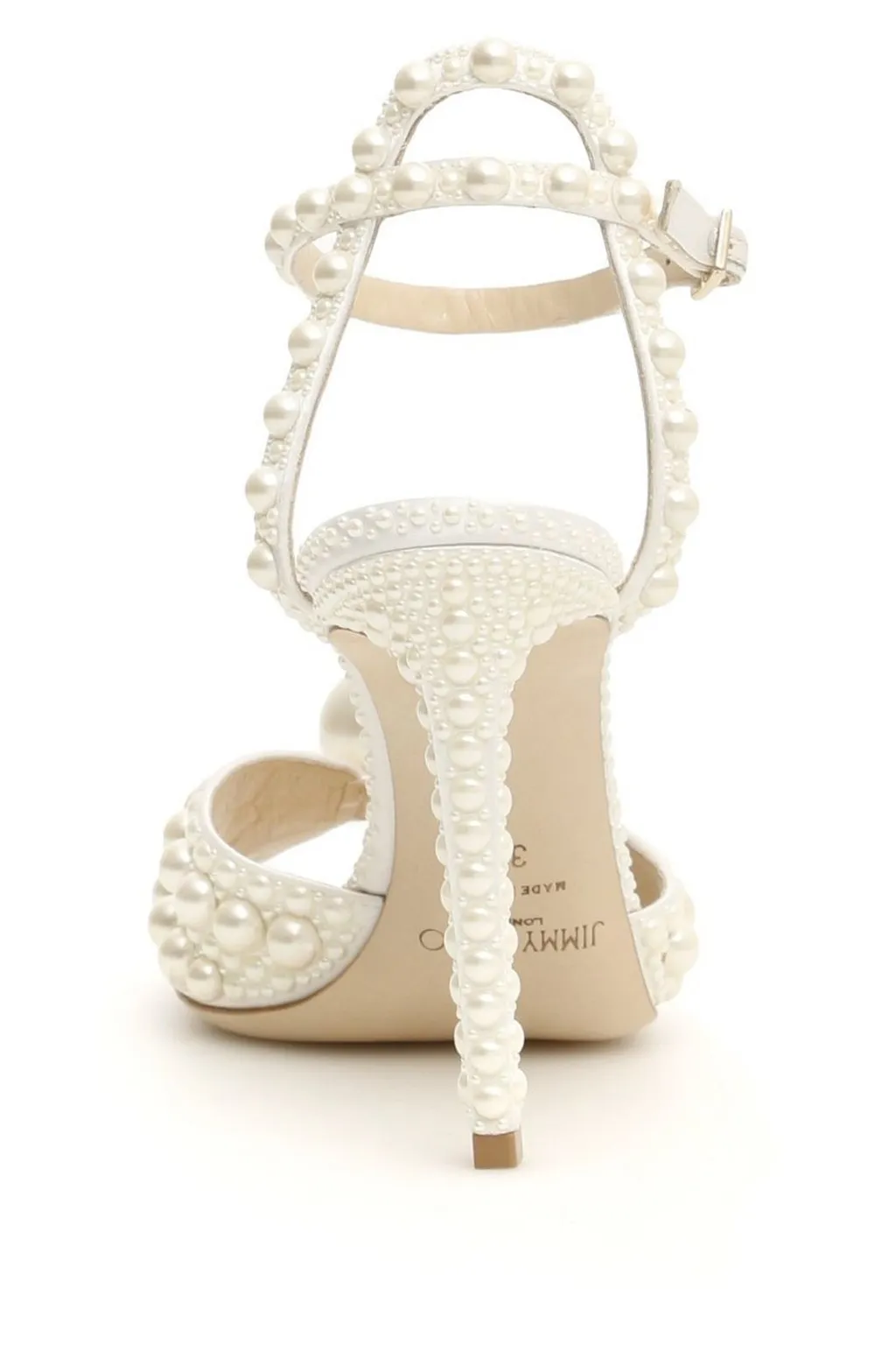 Platform Sandals With Pearls