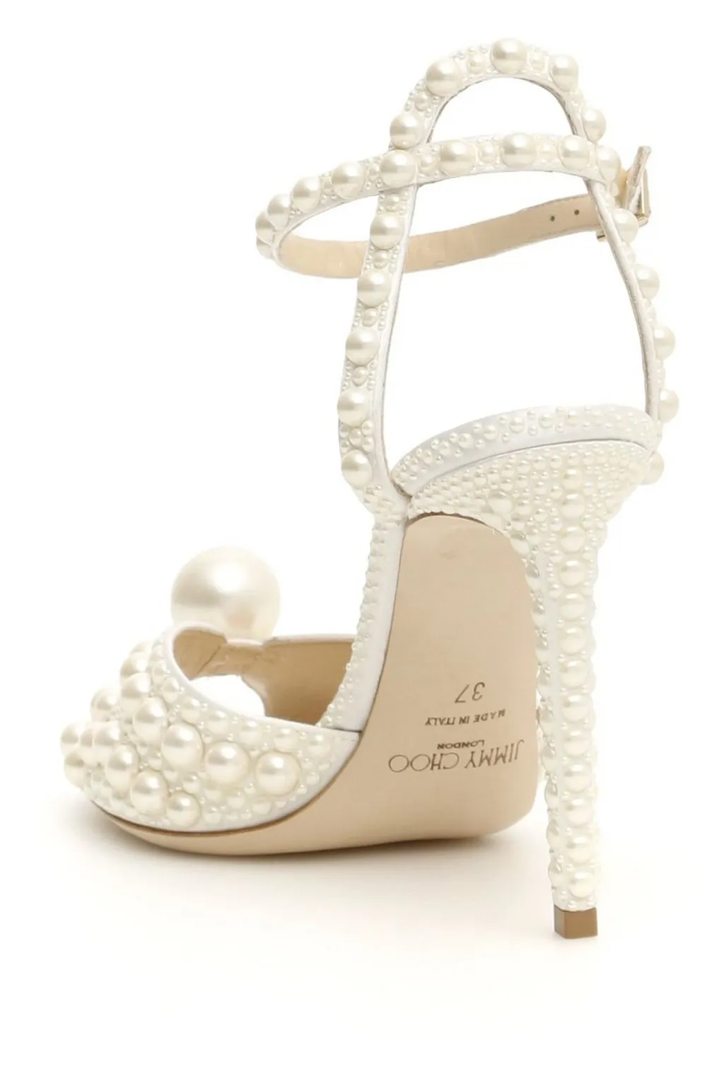 Platform Sandals With Pearls