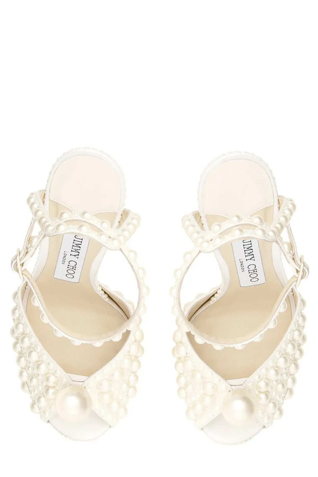 Platform Sandals With Pearls