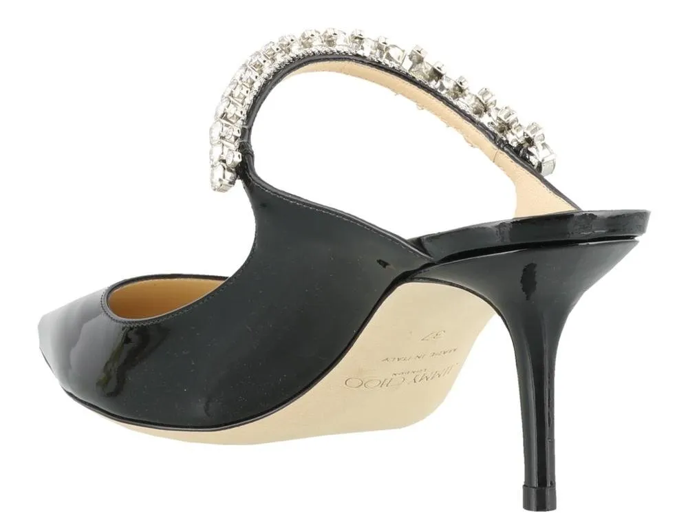 Mules With Crystal Strap