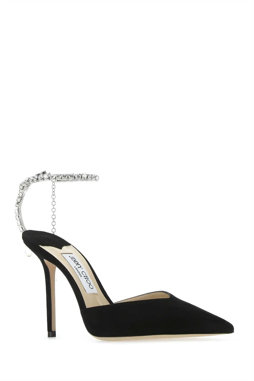 Slingback Pumps With Crystal Ankle Strap