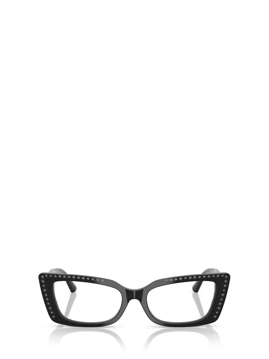 Cat-Eye Glasses With Crystal Embellishments