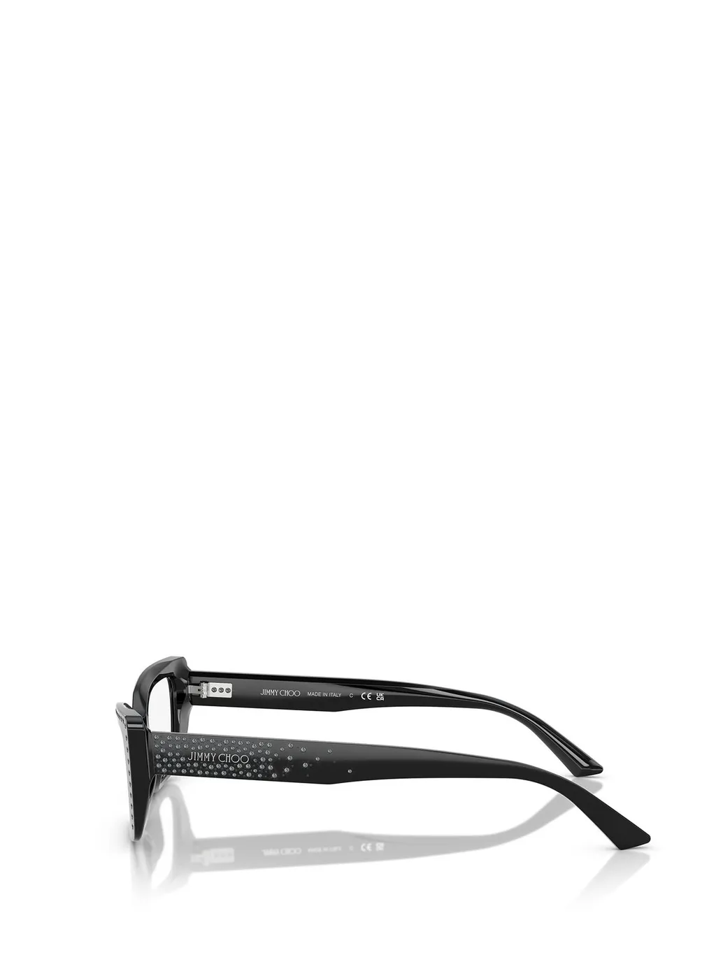 Cat-Eye Glasses With Crystal Embellishments
