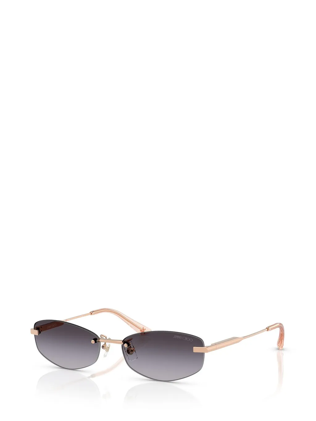 Rimless Cat-Eye Sunglasses