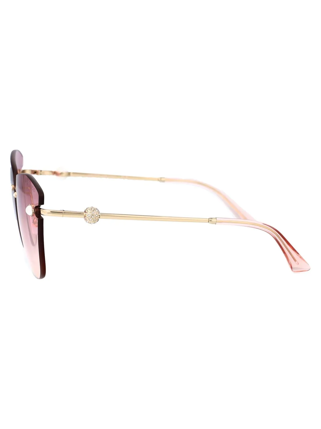 Rimless Cat Eye Sunglasses