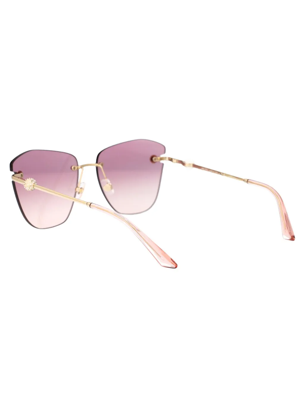 Rimless Cat Eye Sunglasses