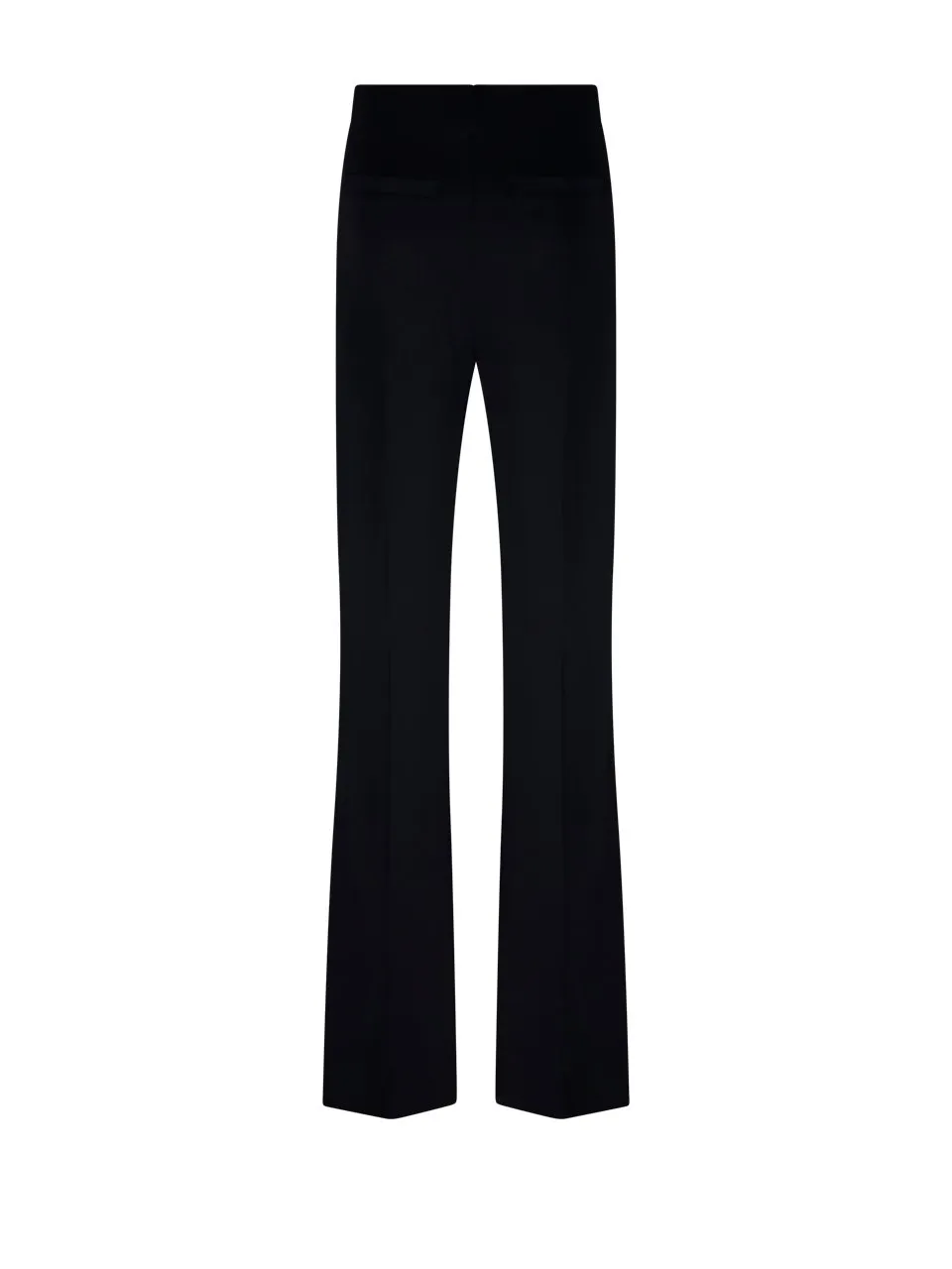 High-Waisted Flared Trousers