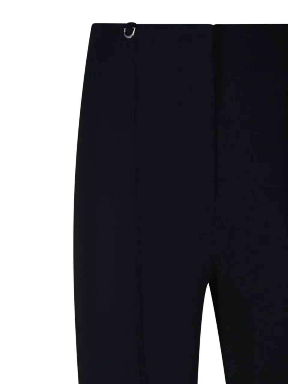 High-Waisted Flared Trousers