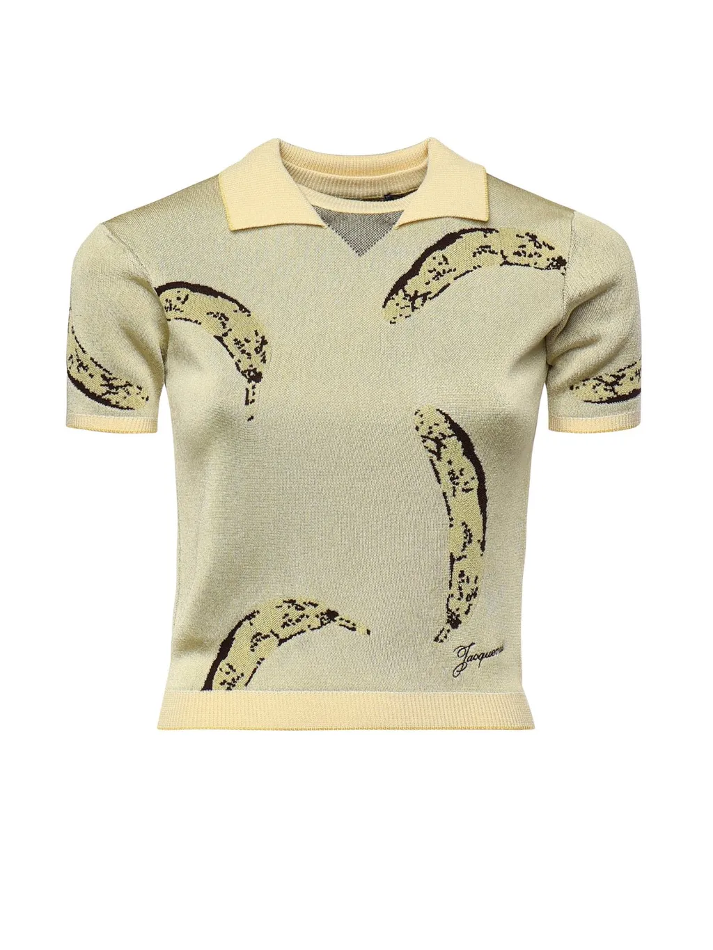 Banana Print Polo Shirt