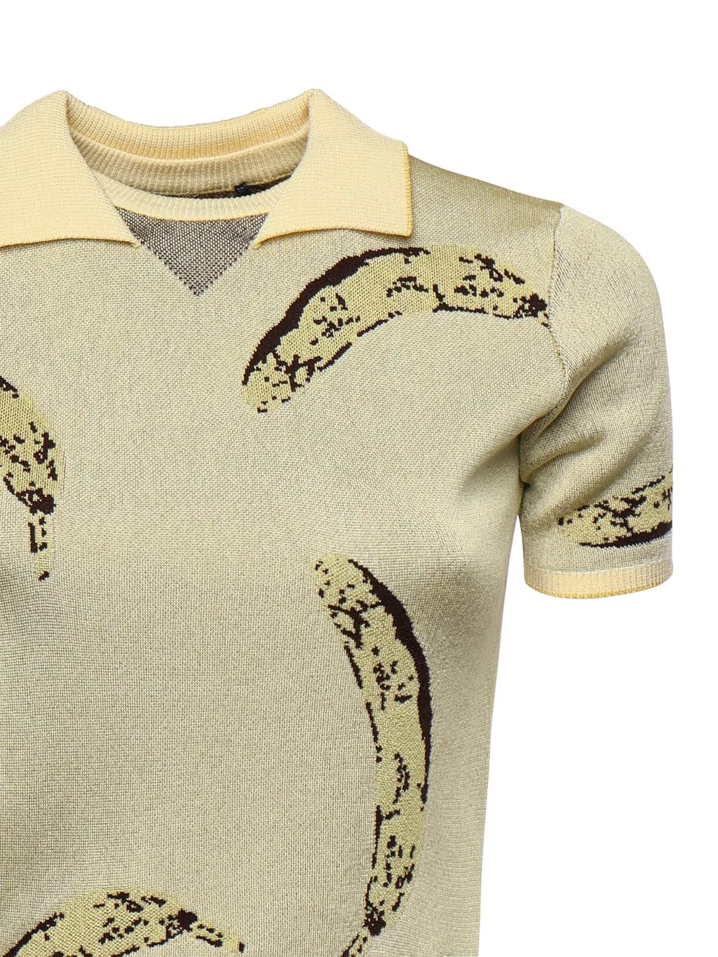 Banana Print Polo Shirt